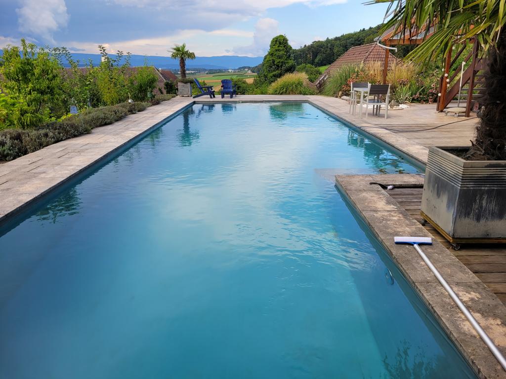Pool umbauen